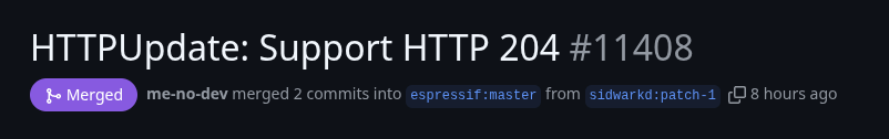 PR #11408 merged