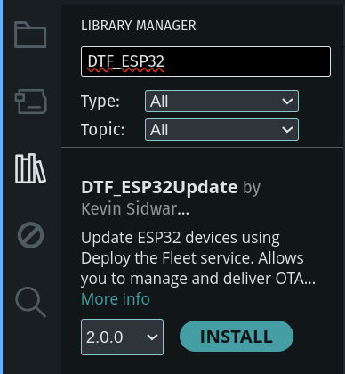 ESP8266 Arduino Library