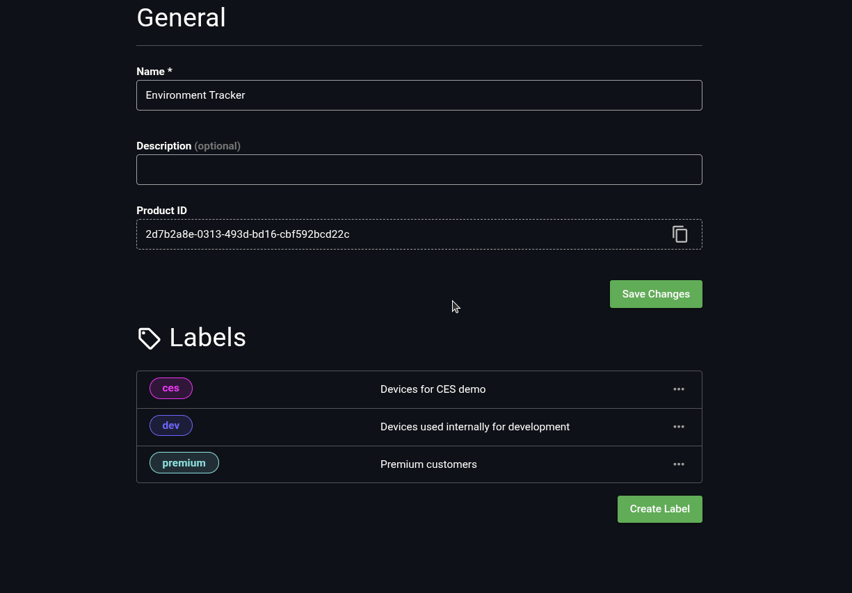 Get product id